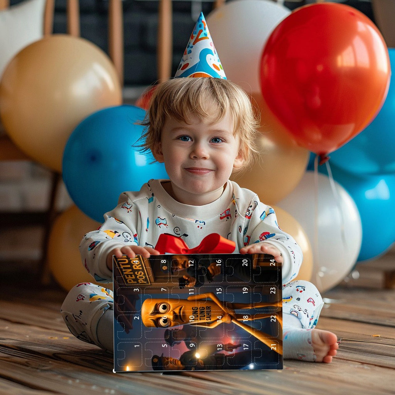 Tung Tung Tung Sahur Italian Brainrot Advent Countdown Calendar With 24pcs Keychain - ArtGalleryZen