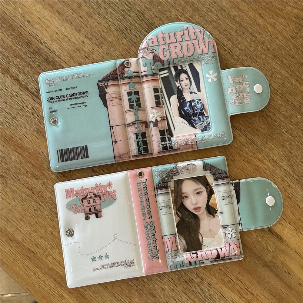 Waffles Strawberry Cake Kpop 3 Inch Mini Photocard Album - ArtGalleryZen