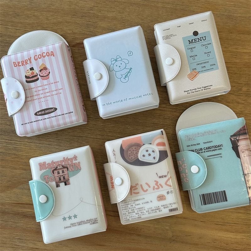 Waffles Strawberry Cake Kpop 3 Inch Mini Photocard Album - ArtGalleryZen