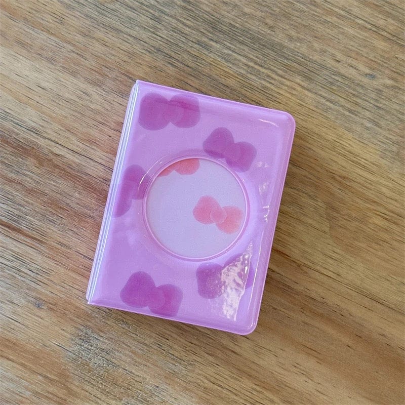 Y2K Flower Heart Bow Kpop 3 Inch Mini Photocard Album - ArtGalleryZen