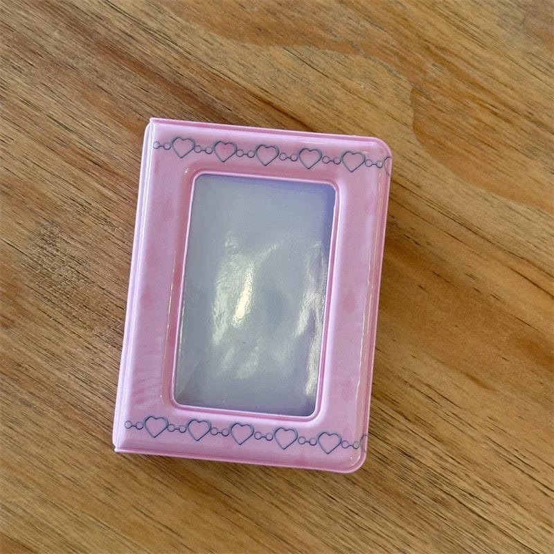 Y2K Flower Heart Bow Kpop 3 Inch Mini Photocard Album - ArtGalleryZen