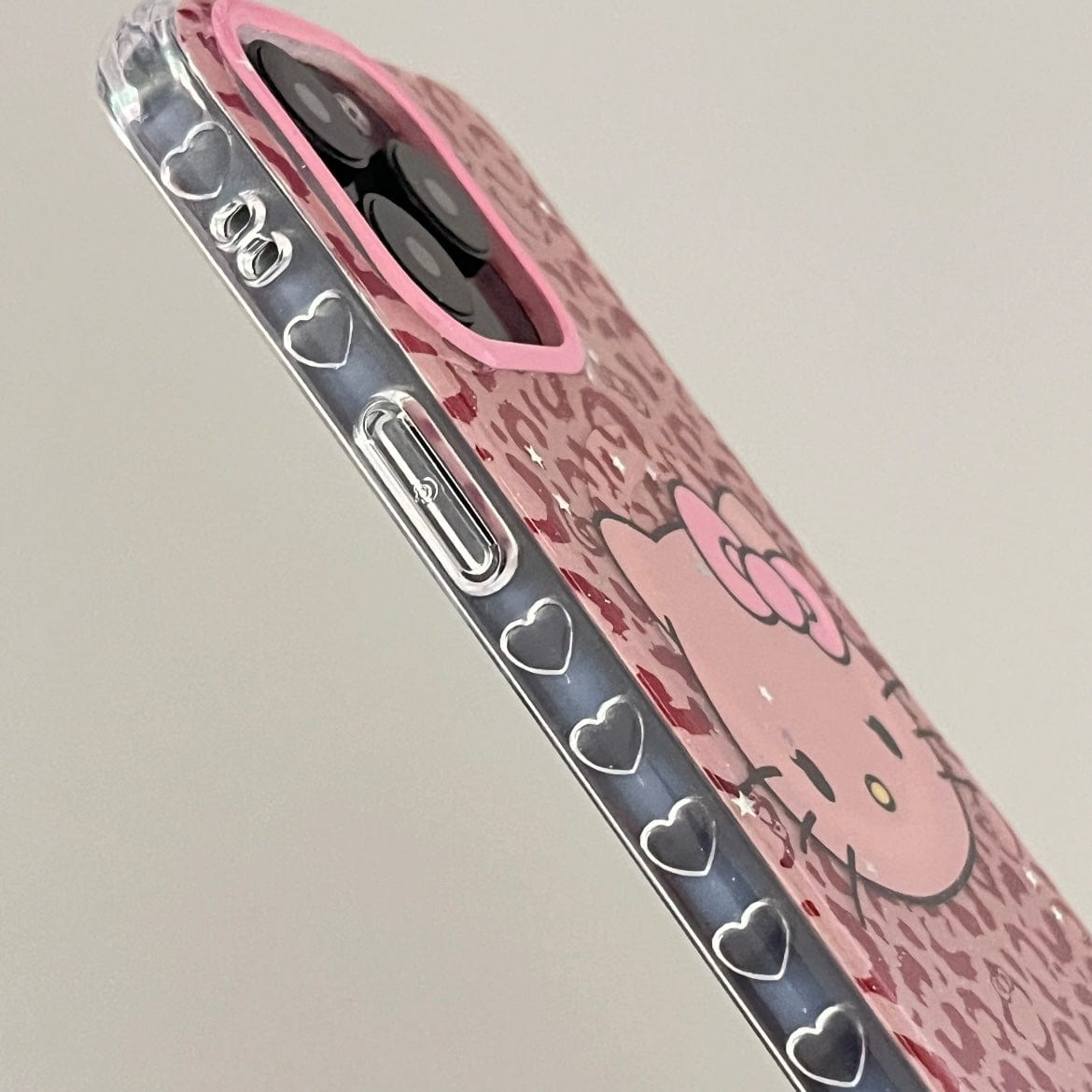 Y2K Leopard Hello Kitty Rhinestone Magnetic Stand iPhone Case - ArtGalleryZen