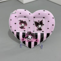 Thumbnail for Y2K My Melody Heart Kpop Keychain Photocard Holder - ArtGalleryZen