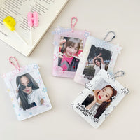 Thumbnail for Y2K Star Kpop Keychain Acrylic Photocard Holder - ArtGalleryZen