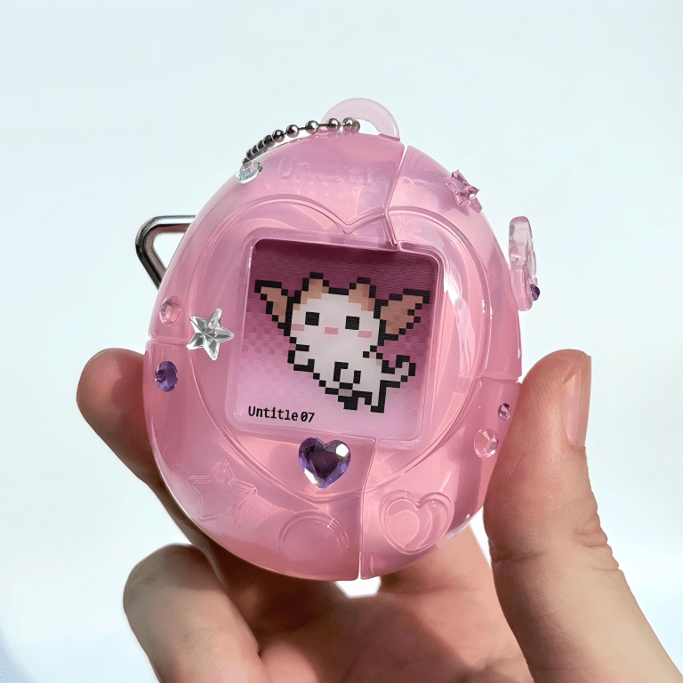 Y2K Tamagotchi Untitle 07 AirPods Earphone Case - ArtGalleryZen
