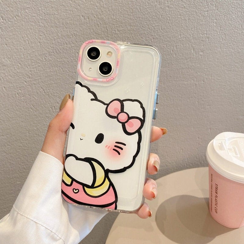 Anime Hello kitty & Pochacco Kawaii iPhone Case - ArtGalleryZen