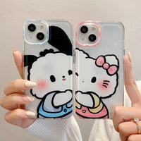 Thumbnail for Anime Hello kitty & Pochacco Kawaii iPhone Case - ArtGalleryZen