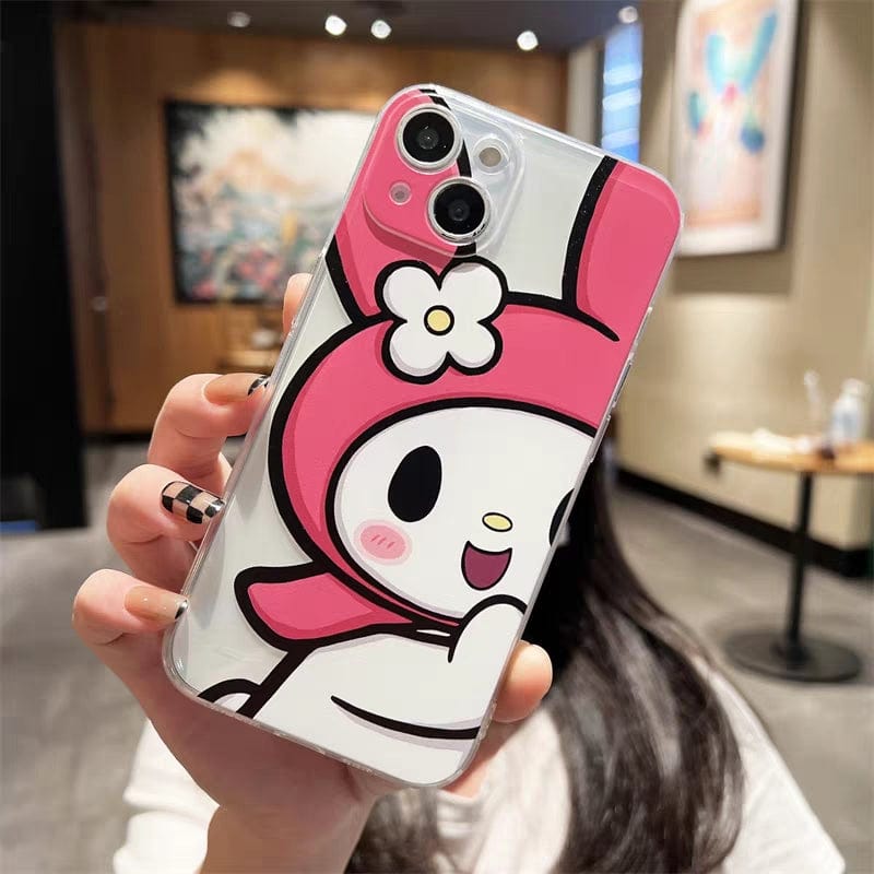 Anime My Melody Kuromi Kawaii iPhone Case - ArtGalleryZen