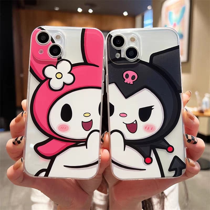 Anime My Melody Kuromi Kawaii iPhone Case - ArtGalleryZen