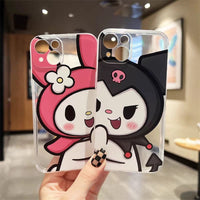 Thumbnail for Anime My Melody Kuromi Kawaii iPhone Case - ArtGalleryZen