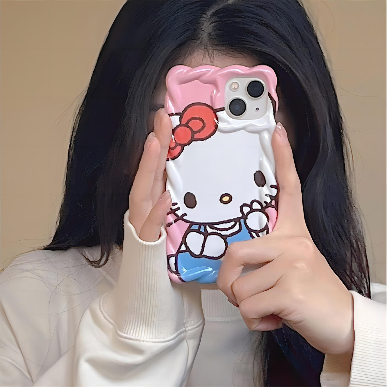 Anime Sanrio Kawaii Kuromi My Melody Kitty iPhone Case - ArtGalleryZen