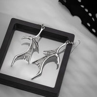 Thumbnail for Antique Bat Wings Dangle Earrings - ArtGalleryZen