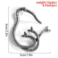 Thumbnail for Antique Snake Ear Cuff Climber Crawler Wrap Earring - ArtGalleryZen