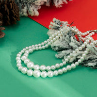Thumbnail for Bohemia Layered Irregular Pearl Chain Choker Necklace Set - ArtGalleryZen