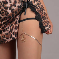 Thumbnail for Bohemia Layered Snake Charm Elastic Herringbone Thigh Leg Chain - ArtGalleryZen