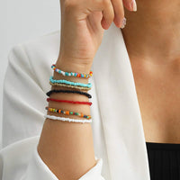 Thumbnail for Bohemian Colorful Seed Bead Bracelet Set - ArtGalleryZen