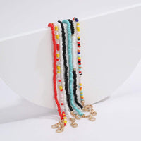 Thumbnail for Bohemian Layered Colorful Seed Beaded Choker Necklace Set - ArtGalleryZen