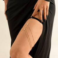 Thumbnail for Bohemian Layered Pearl Charm Elastic Saturn Thigh Leg Chain - ArtGalleryZen