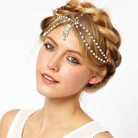 Thumbnail for Bohemian Multi-layer Beaded Wedding Head Chain - Hair Jewelry Accessories for Women and Girls - ArtGalleryZen