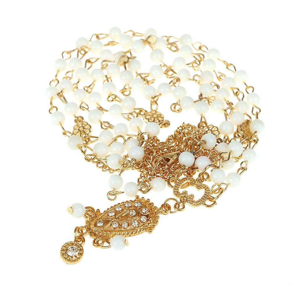 Bohemian Multi-layer Beaded Wedding Head Chain - Hair Jewelry Accessories for Women and Girls - ArtGalleryZen