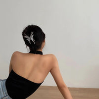 Thumbnail for Chic Abstract Hollow Butterfly Chignon Claw Clip Hair Clip - ArtGalleryZen