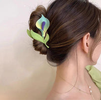 Thumbnail for Chic Calla Lily Chignon Claw Clip Hair Clip - ArtGalleryZen
