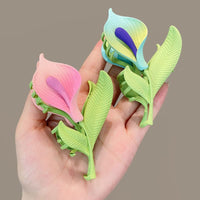 Thumbnail for Chic Calla Lily Chignon Claw Clip Hair Clip - ArtGalleryZen