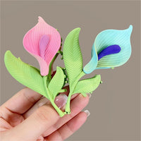 Thumbnail for Chic Calla Lily Chignon Claw Clip Hair Clip - ArtGalleryZen
