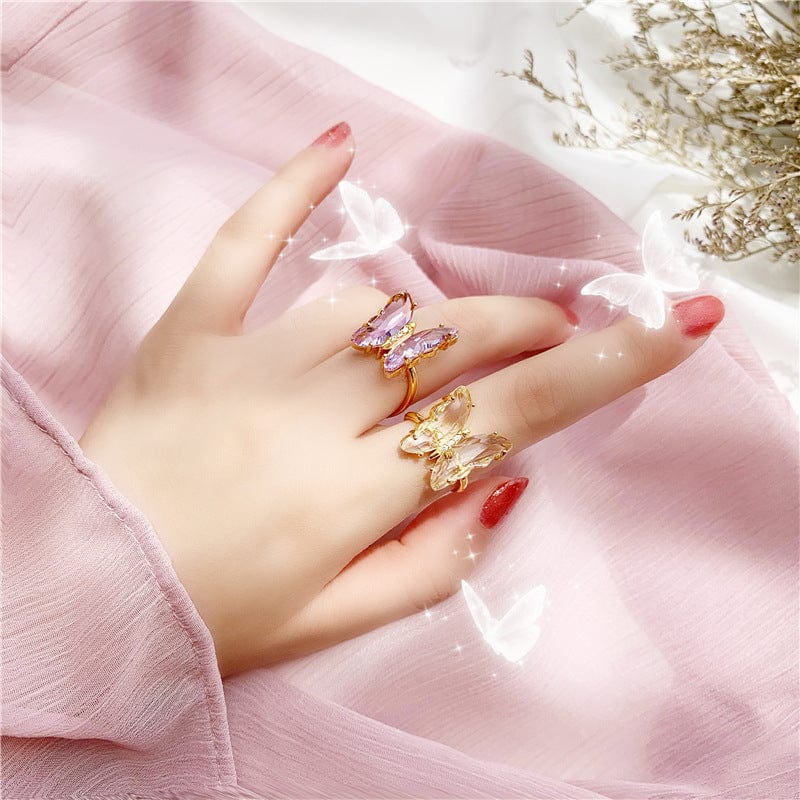 Sterling Silver Dainty Butterfly Ring 🦋 – Ruby Eve