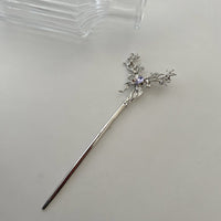 Thumbnail for Chic Crystal Inlaid Abstract Butterfly Chignon Hair Fork Hair Pin - ArtGalleryZen