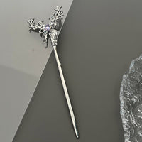 Thumbnail for Chic Crystal Inlaid Abstract Butterfly Chignon Hair Fork Hair Pin - ArtGalleryZen