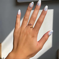 Thumbnail for Chic CZ Inlaid Adjustable Floral Butterfly Ring - ArtGalleryZen