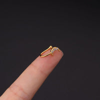 Thumbnail for Chic CZ Inlaid Floral Heart Evil Eye Moon Star Non Piercing Nose Cuff - ArtGalleryZen