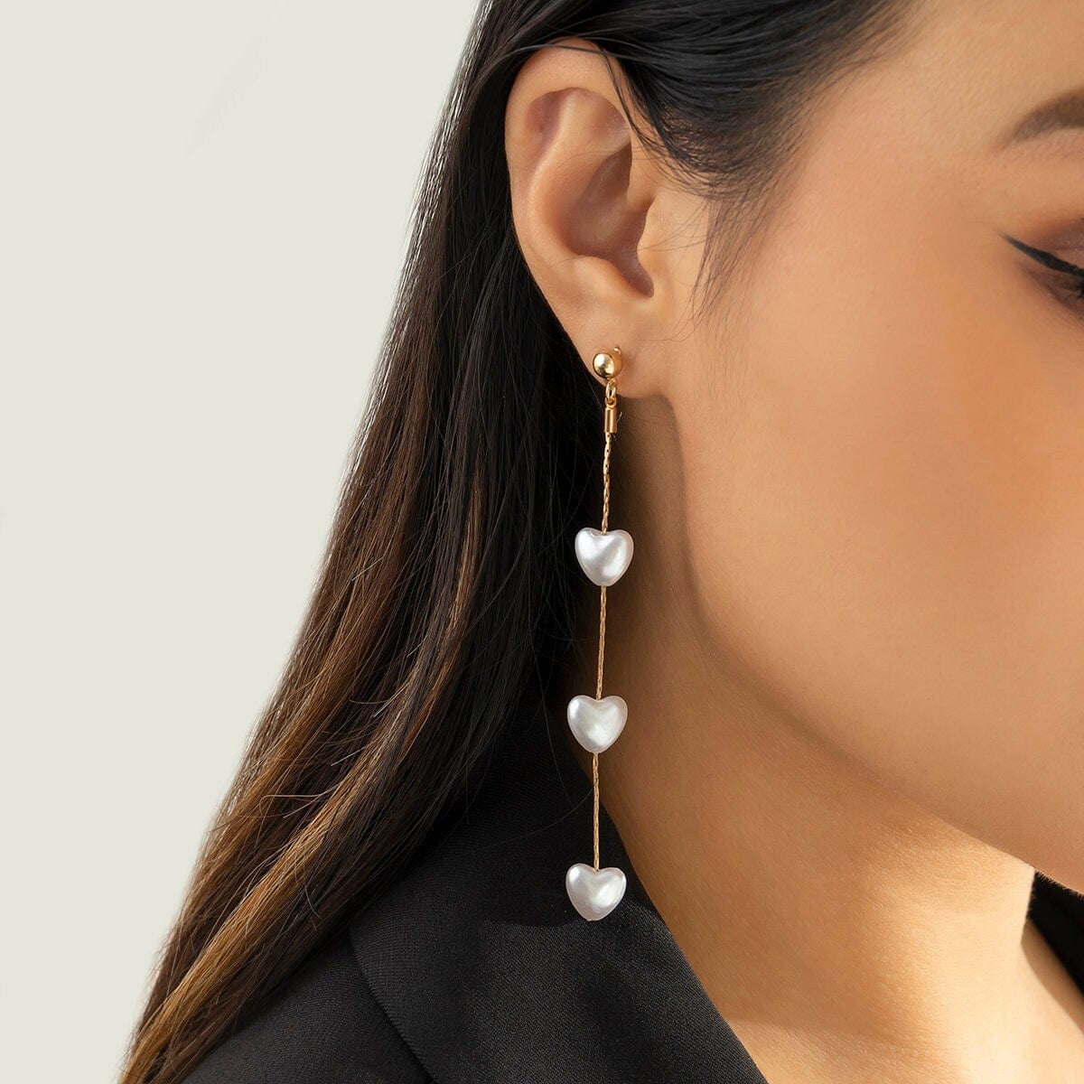 Boho Ribbon Pearl Earrings – ArtGalleryZen