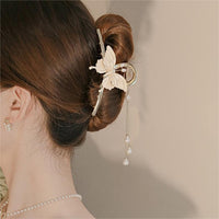 Thumbnail for Chic Enamel Butterfly Chignon Claw Clip Hair Clip - ArtGalleryZen
