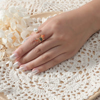 Thumbnail for Chic Enamel Butterfly Necklace Bracelet Ring Set - ArtGalleryZen