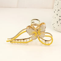 Thumbnail for Chic Enamel Colorful Butterfly Chignon Claw Clip Hair Clip - ArtGalleryZen