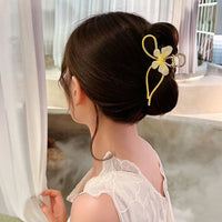 Thumbnail for Chic Enamel Colorful Butterfly Chignon Claw Clip Hair Clip - ArtGalleryZen