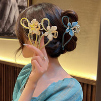 Thumbnail for Chic Enamel Colorful Butterfly Chignon Claw Clip Hair Clip - ArtGalleryZen
