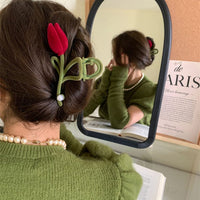 Thumbnail for Chic Flocking Tulip Chignon Claw Clip Hair Clip - ArtGalleryZen