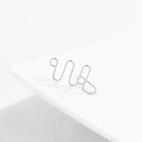 Thumbnail for Chic Gold Silver Plated Geometric Nose Cuff Nose Ring - ArtGalleryZen