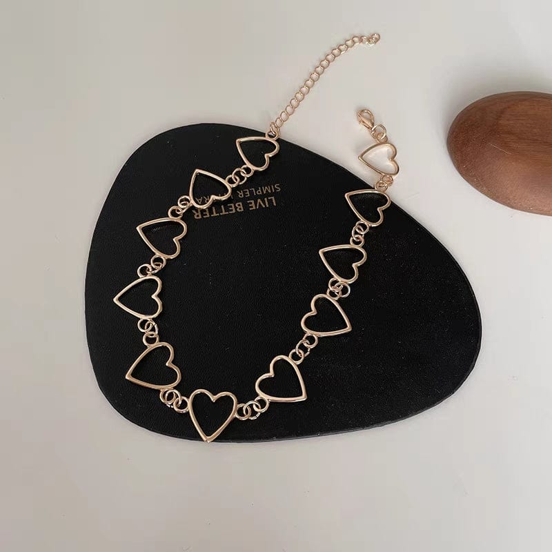 Chic Heart Chain Necklace - ArtGalleryZen