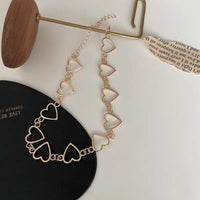 Thumbnail for Chic Heart Chain Necklace - ArtGalleryZen