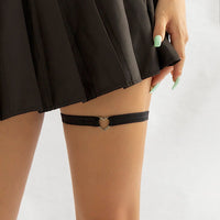 Thumbnail for Chic Heart Charm Colorful Elastic Band Thigh Leg Chain - ArtGalleryZen