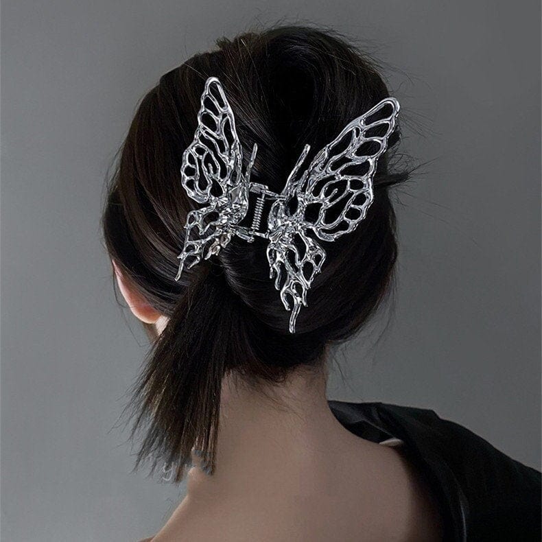 Chic Hollow Butterfly Chignon Claw Clip Hair Clip - ArtGalleryZen