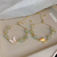 Thumbnail for Chic Opal Healing Stone Butterfly Bracelet - ArtGalleryZen