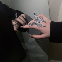 Thumbnail for Chic Oversized Adjustable Butterfly Ring - ArtGalleryZen