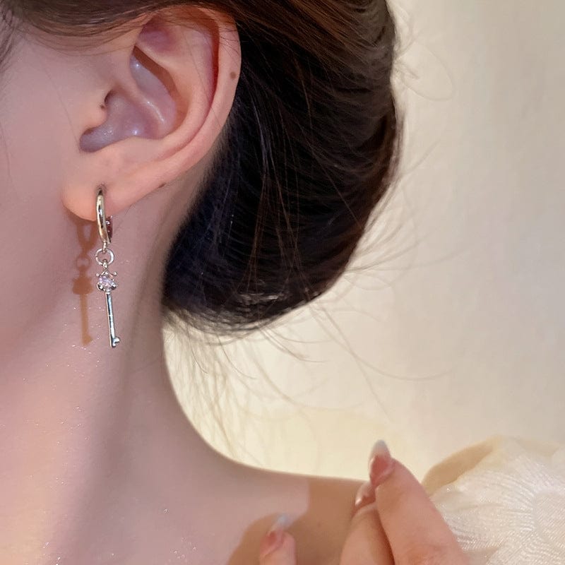 Women's Key Dangle Earrings