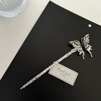 Thumbnail for Chic Rhinestone Inlaid Abstract Butterfly Chignon Hair Fork Hair Pin - ArtGalleryZen