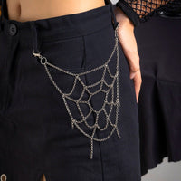 Thumbnail for Chic Spider Cobweb Cable Trouser Chain - ArtGalleryZen